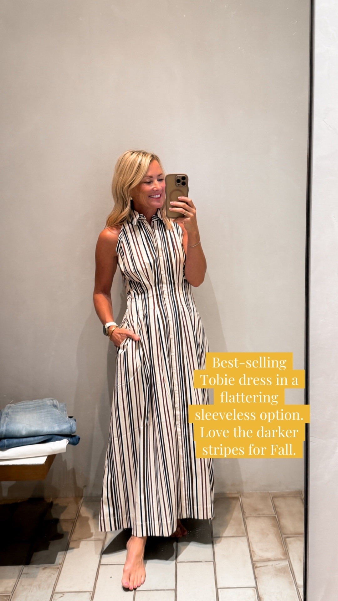 The best selling Tobie dress now comes in this fun striped pattern!

#LTKootd #LTKOver40 #LTKSeasonal
