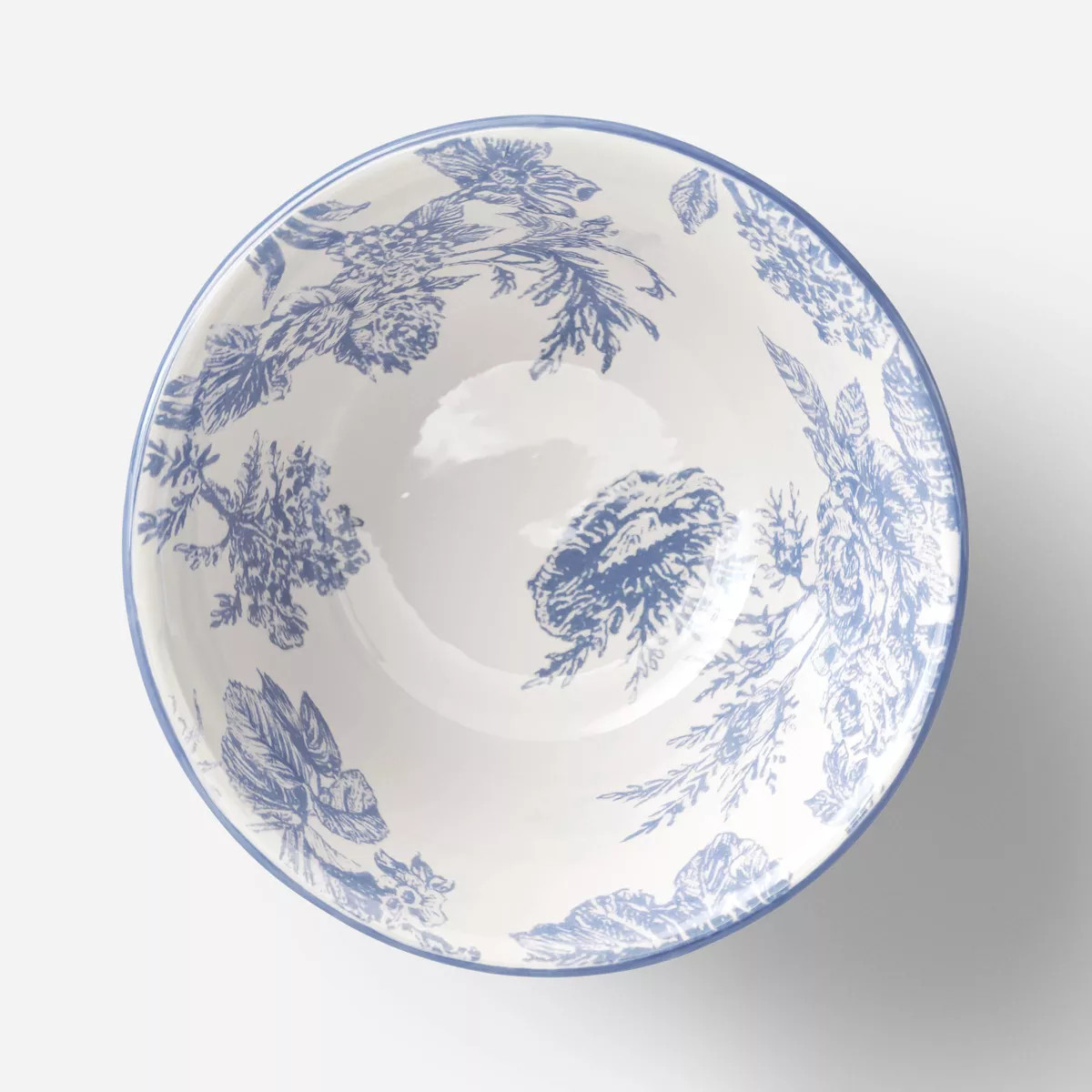6.88 fl oz Stoneware Legacy Heirloom Mini Bowl Blue Floral - Threshold™ | Target