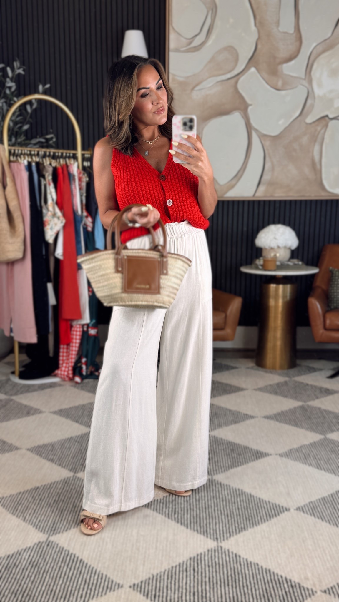 Perfect casual spring fit. 

Wearing a small in top and pants 

#LTKPetite #LTKStyleTip #LTKOver40