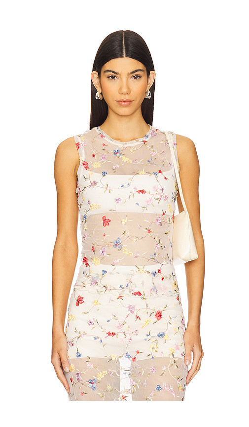 L'Academie by Marianna Ninah Top in Cream. Size XS. Also in S. | Revolve Clothing (Global)