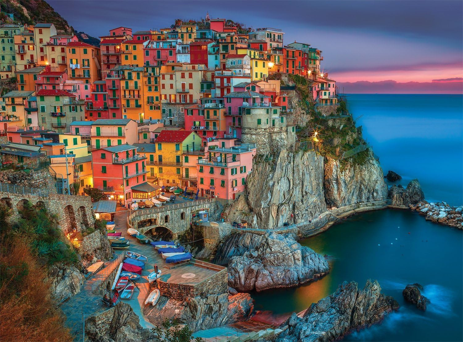 Buffalo Games - Peter Stewart - Cinque Terre - 1000 Piece Jigsaw Puzzle For Adults - Challenging ... | Amazon (US)