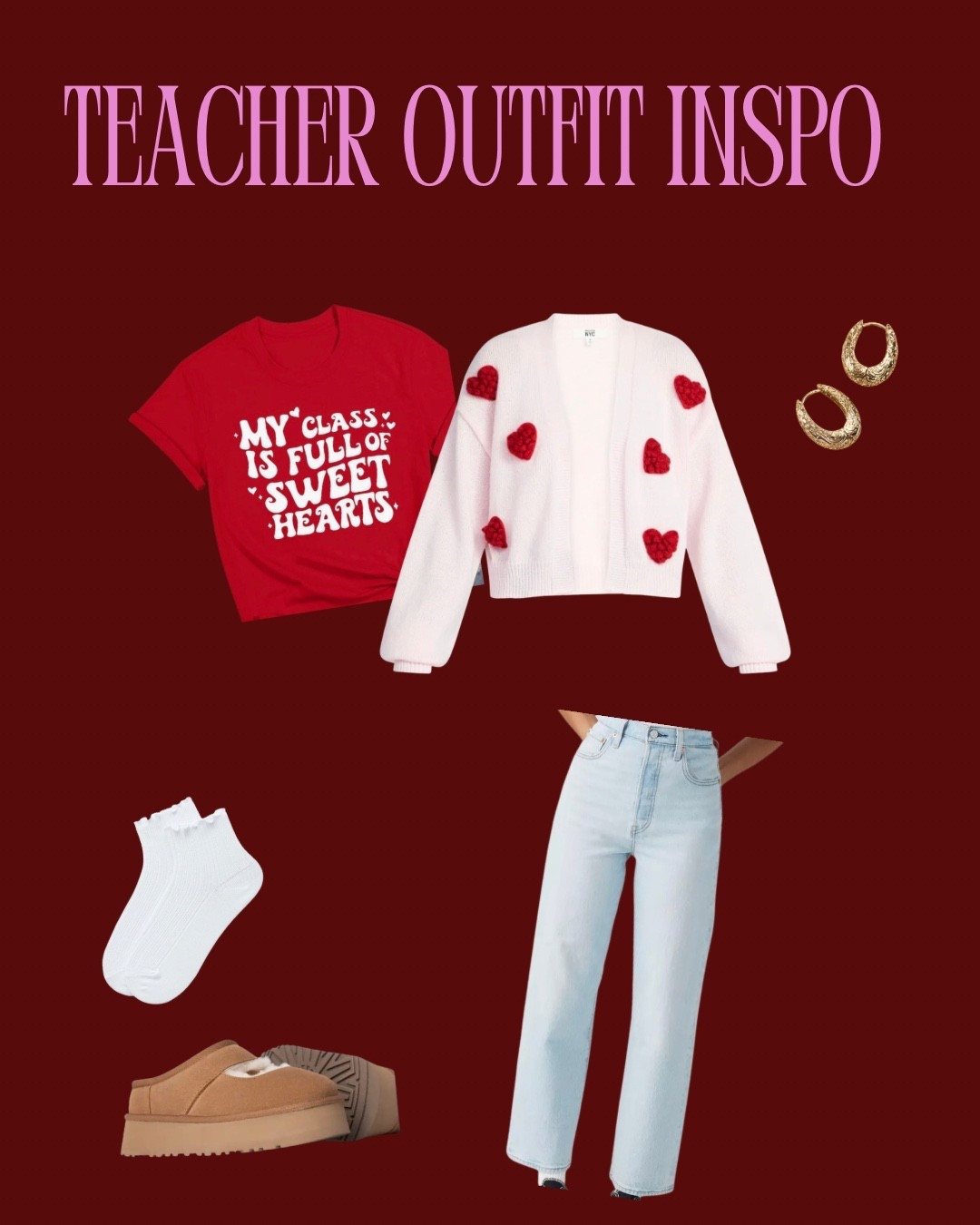 Teacher Valentines day inspo 

#LTKootd #LTKWorkwear