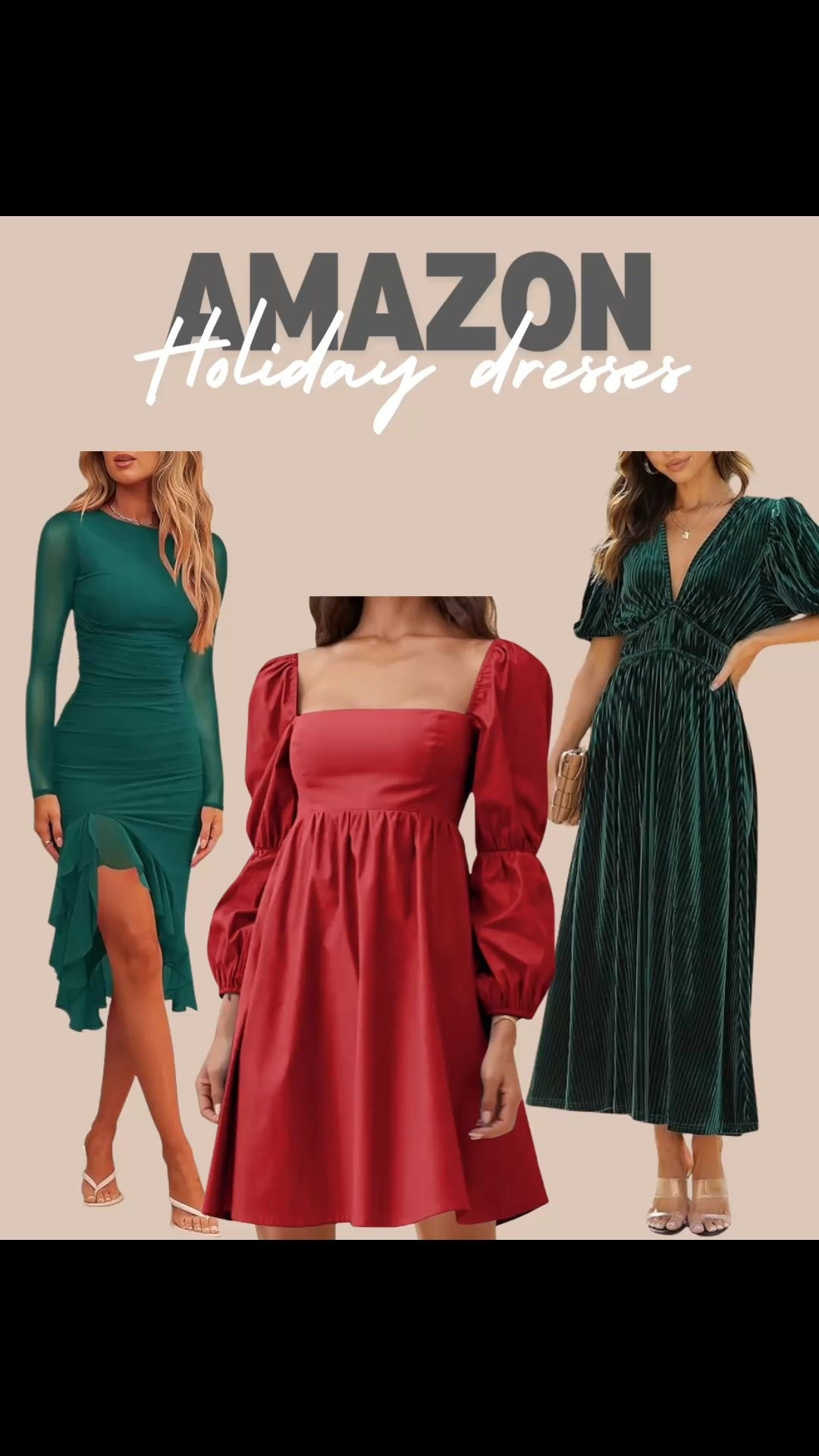 Holiday dresses from Amazon prime 

Amazon, Amazon dress, Amazon dresses, Amazon wedding guest dress, Amazon Christmas dress, fall fashion, cocktail dress, Christmas dress, seasonal dresses, formal dresses, holiday dress, holiday party dress, holiday party, Christmas party, Christmas party dress, wedding guest dresses, winter wedding guest dress, green dress, sequin dress, red dresses, bridesmaid dress, formal wear, cocktail dress, midi dress, short dress, mini dress, ruffles, satin
#dresses #holiday

#LTKFindsUnder100 #LTKHoliday #LTKWedding