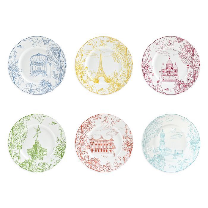 Tout Paris Assorted Salad Plates, Set of 6 | Bloomingdale's (US)