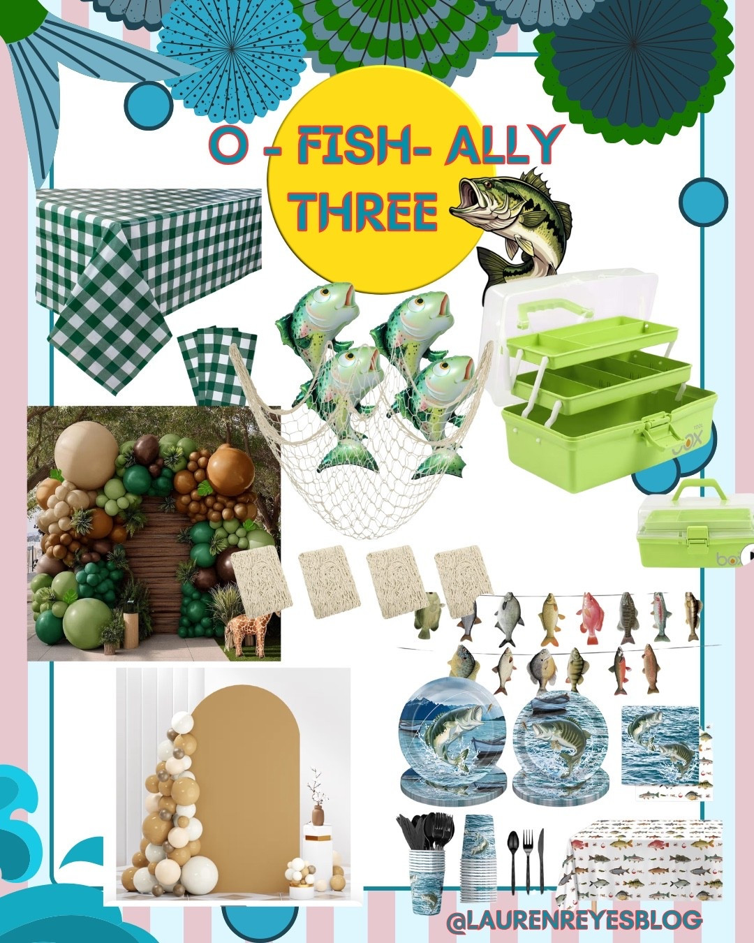 O-fish-ally three!! 🐟🎣🎂💫 Everything you need to get your fishing party on!! Right down to the tackle box! #ltkfishing #ltkpartyplanning

#LTKU #LTKmomlife #LTKKids