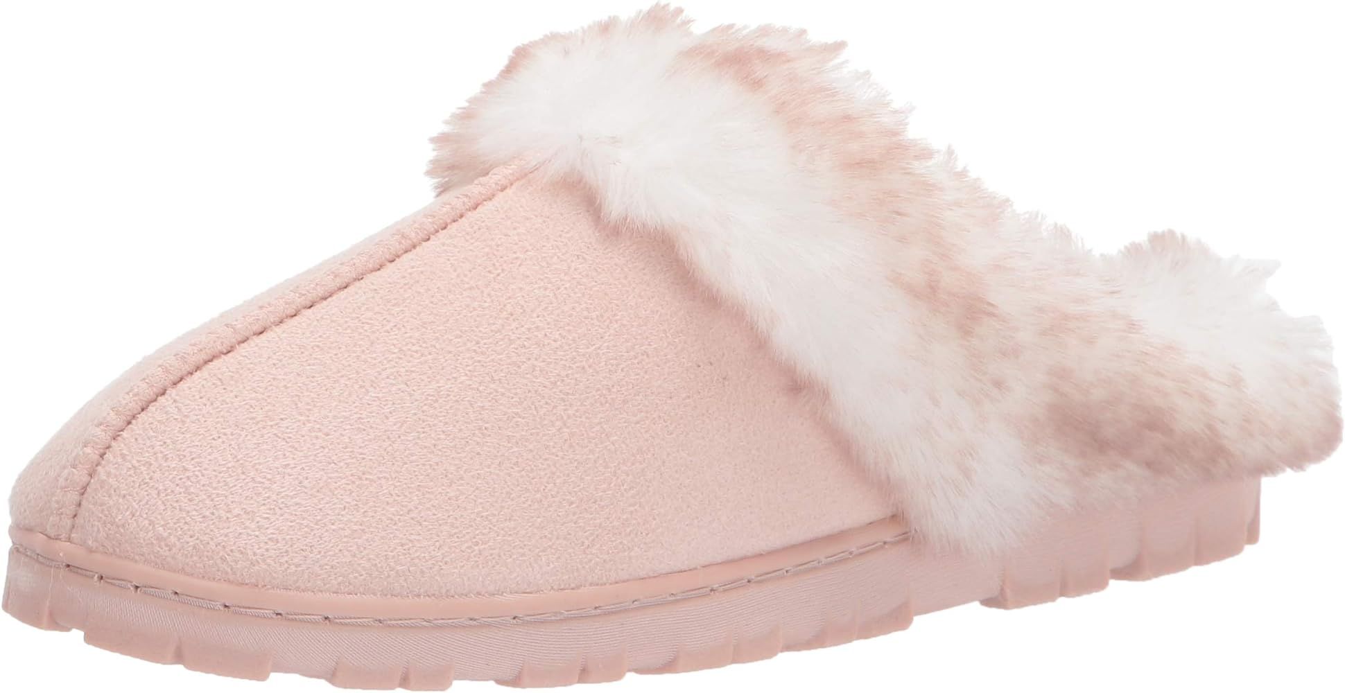 Jessica Simpson Women's Faux Fur Clog - Comfy Furry Soft Indoor House Slippers with Memory Foam | Amazon (US)