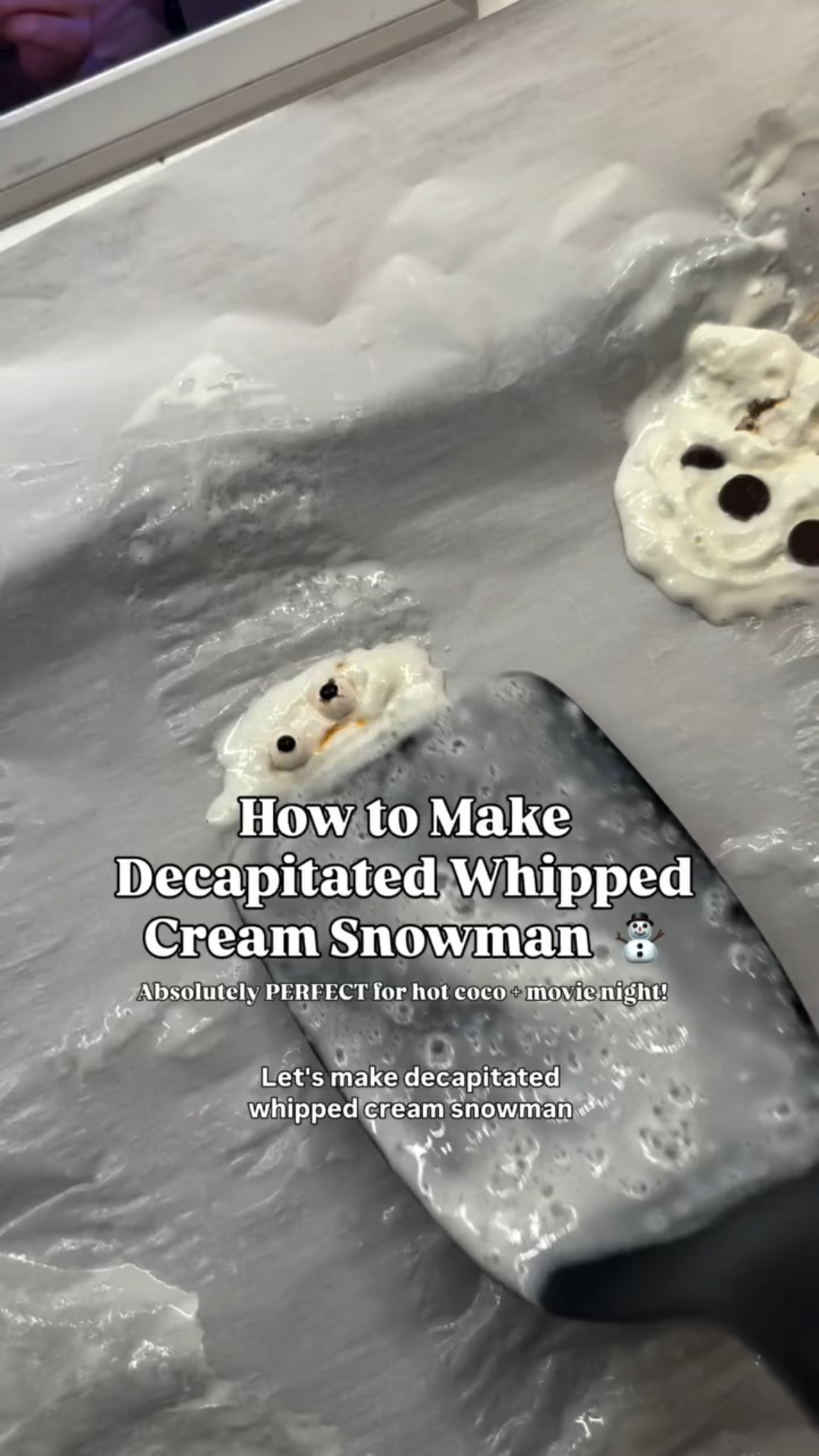 The PERFECT movie night snack! And literally SO easy! I’m OBSESSED 💁🏽‍♀️

Being a Pinterest mom & creating all this holiday magic is exhausting this time of year! If you’re not making frozen snowmen out of your whip cream, are you even a good mom?! 

 I’m just mad that I actually tried to create these & couldn’t. Marshmallows + whip cream only from here on out 🙃🙃