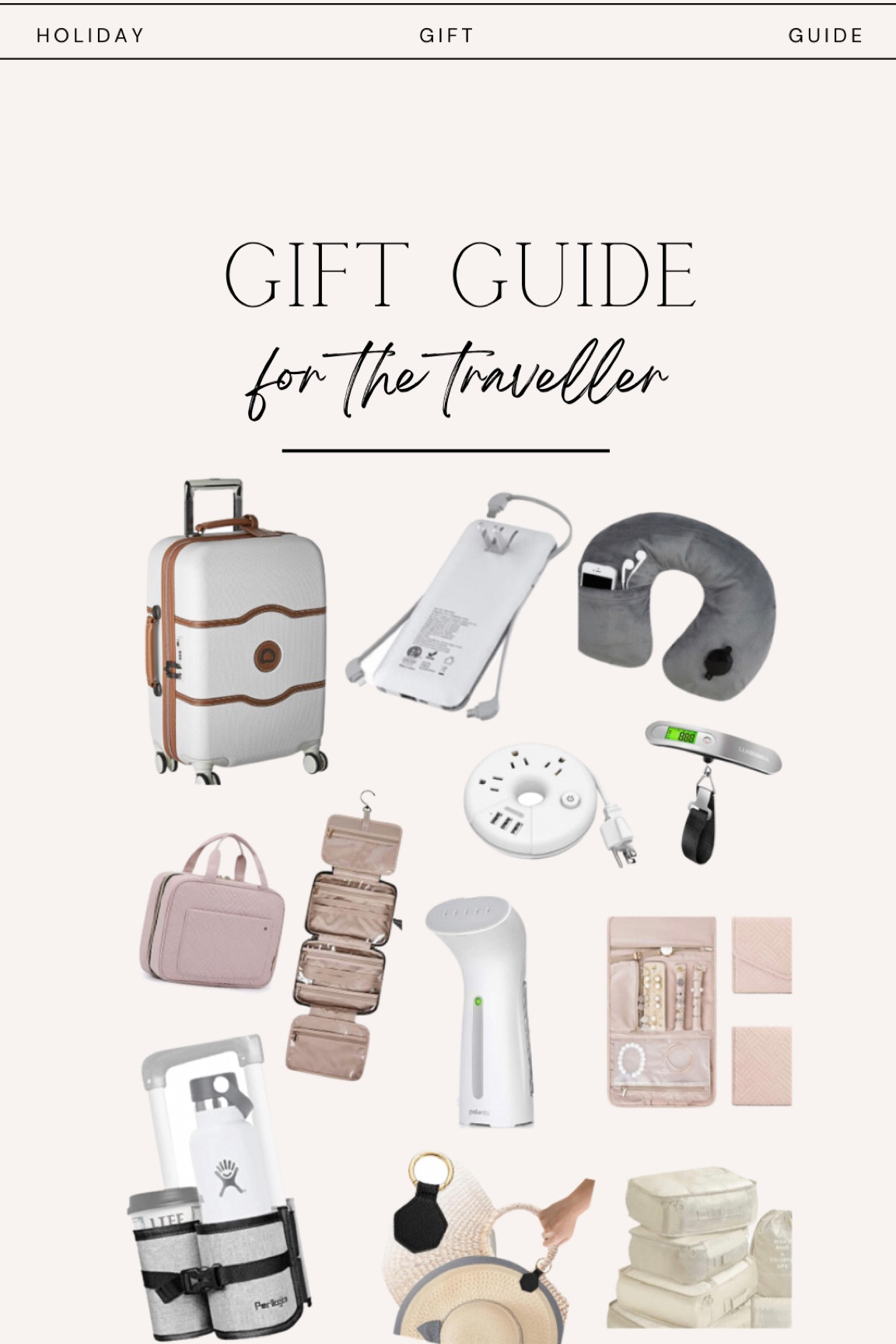 Gift guide for the traveler 
Travel gifts 
Packing cubes 
Travel accessories 
Amazon finds 
Christmas gifts 


#LTKGiftGuide #LTKtravel #LTKHoliday