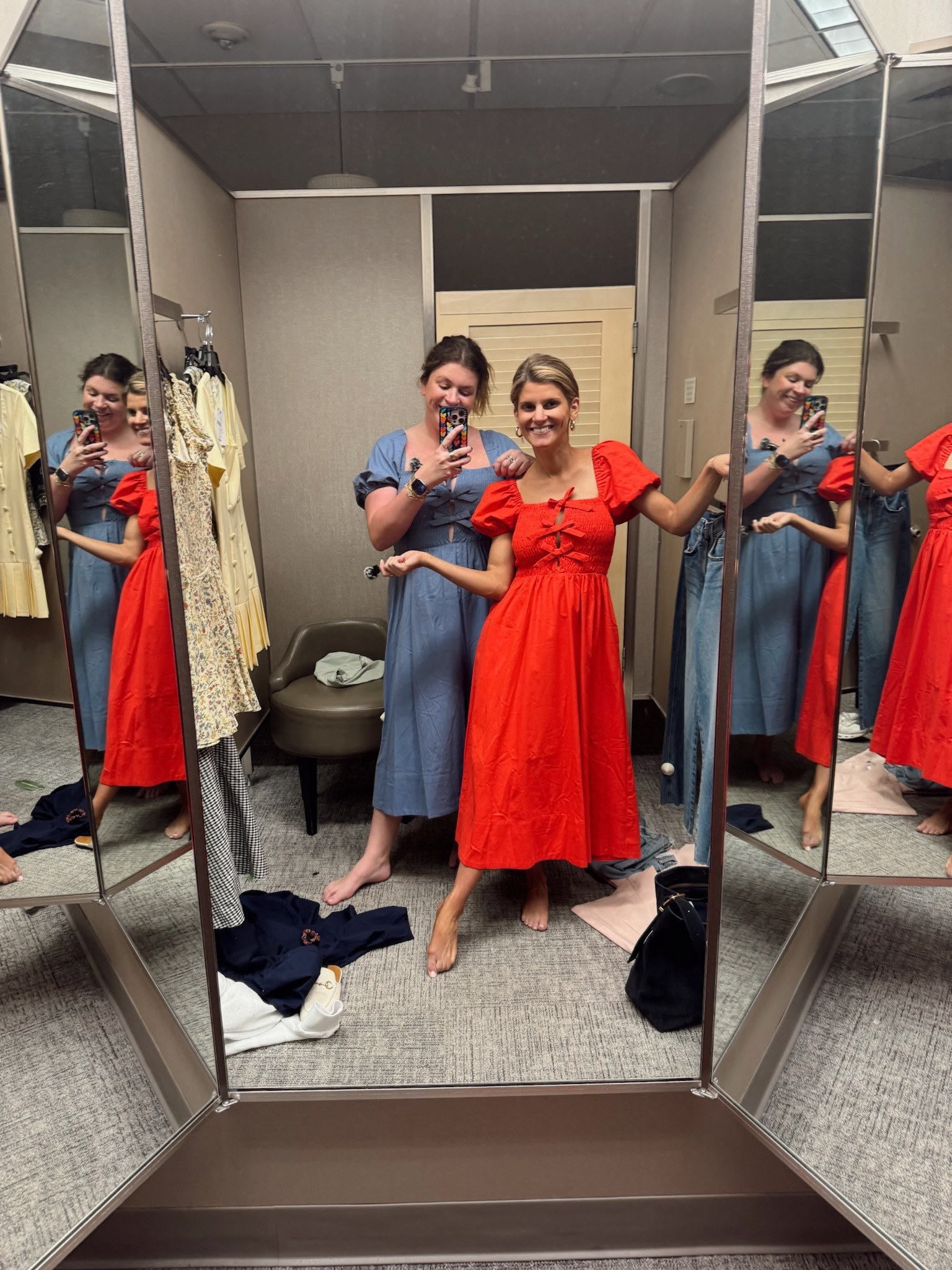 Nordstrom Try-on haul 

I wear an XS/0 in everything 

Lally wears a L/XL/12/14 depending on fit 