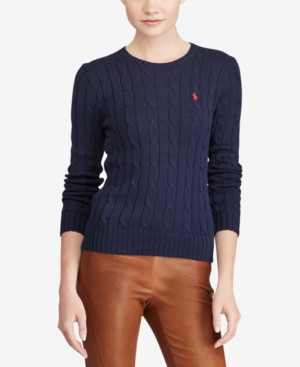 Polo Ralph Lauren Cable-Knit Cotton Sweater | Macys (US)
