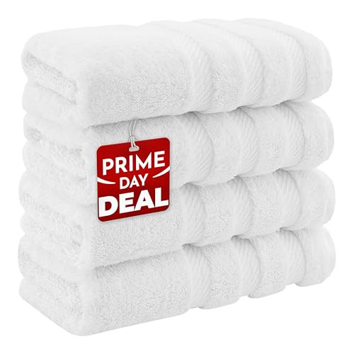 American Soft Linen Luxury 4 Piece Bath Towel Set, 600 GSM 100% Cotton Turkish Bath Towels for Ba... | Amazon (US)