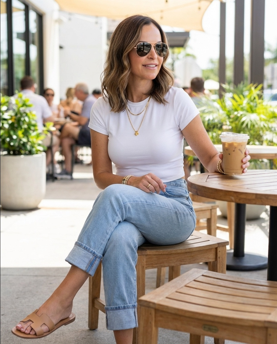 An easy straight-leg jean you can wear a hundred different ways. I’m in a size 0.

Classic Straight details:
• High rise
• Tummy control panel
• No gap waistband
• Stretch denim
• Butt lift seam
• Straight leg (timeless fit)
• Sizes 0–24
• Short / Regular / Long inseams

Available now — Avery Denim Co. 🤍

#LTKOver40 #LTKmomlife #LTKootd