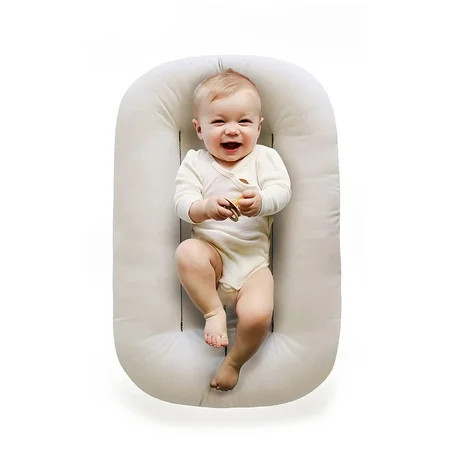 Organic Bare | Baby Lounger & Infant Floor Seat | Newborn Essentials | Organic Cotton Fiberfill | ap | Walmart (US)