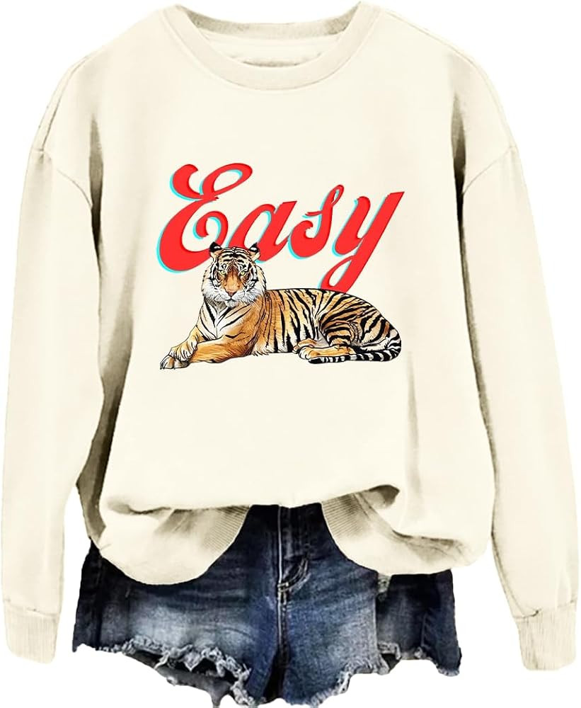 Easy Tiger Sweatshirt, Easy Tiger Shirt, Easy Tiger Sweatshirt Women Men, Easy Tiger Festival Swe... | Amazon (US)