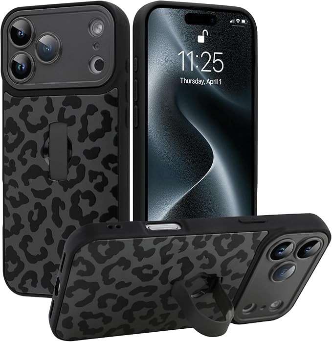 Compatible with iPhone 17 Pro Max Case with Finger Strap, Black | Amazon (US)