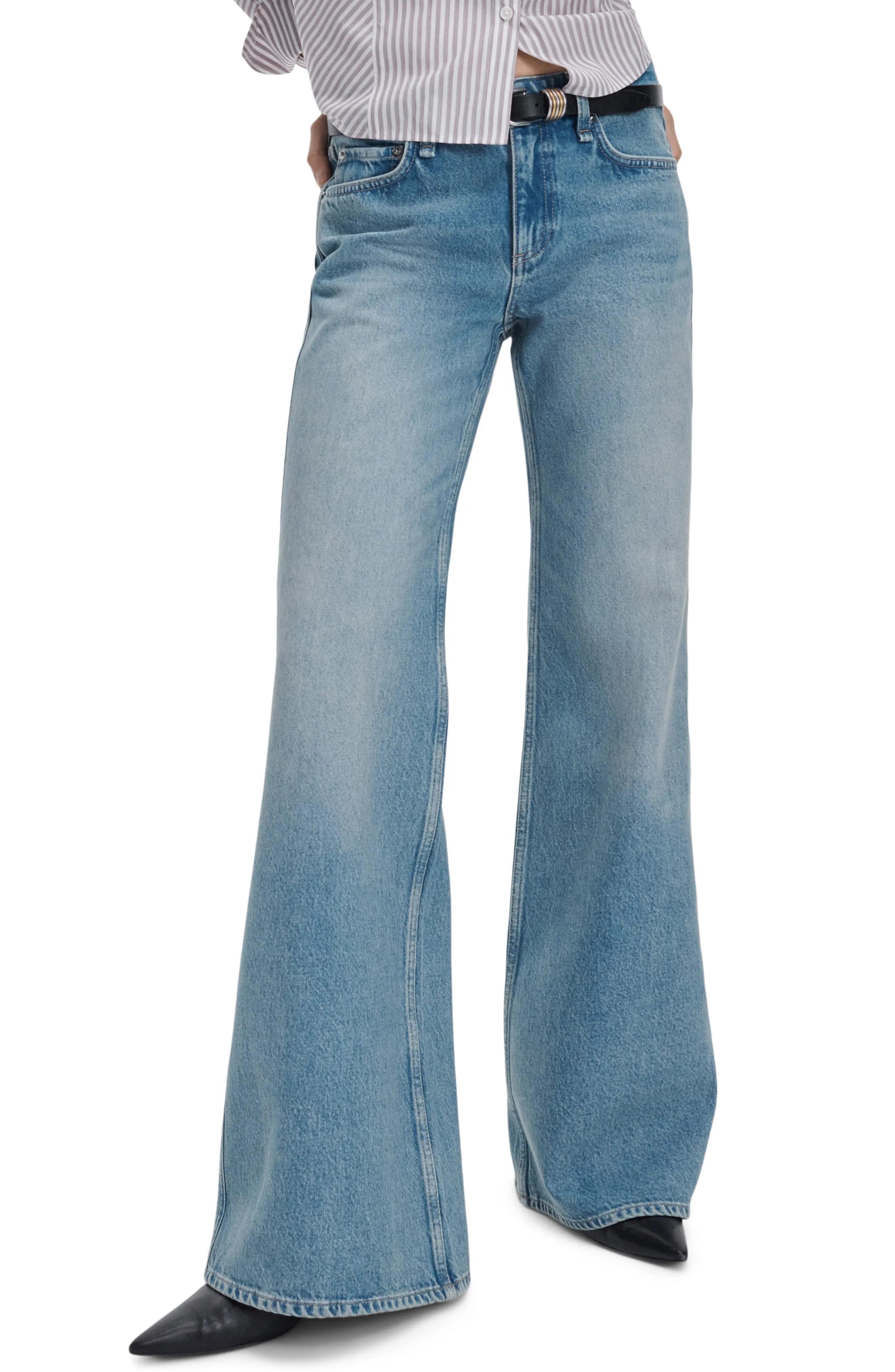 rag & bone Josie Low Rise Relaxed Flare Jeans (Women) | Nordstrom | Nordstrom