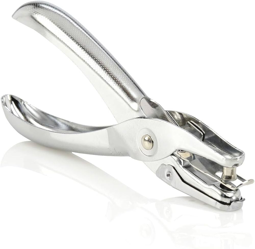 Swingline 1 Hole Punch, 5 Sheet Capacity Hole Puncher, Single Hole Paper Punch, Chrome (74005) | Amazon (US)