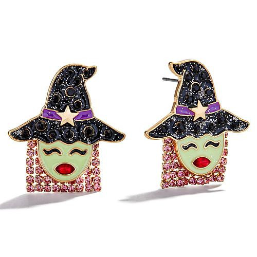 BAUBLEBAR Feel Witchy Halloween Dangle Stud Earrings | HSN