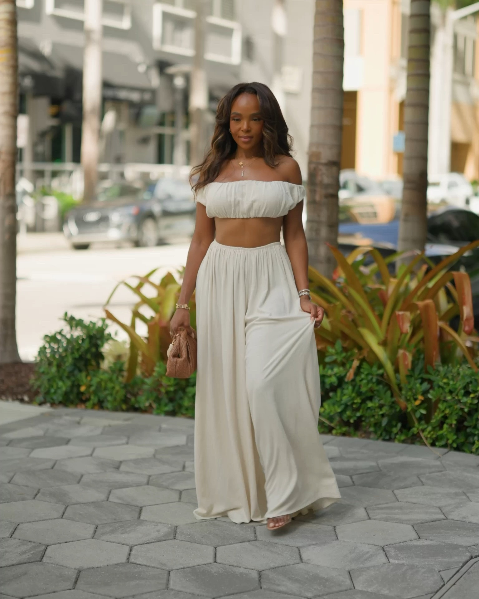 Hi Babes! 🤍✨

Two completely different vibes, and I honestly can't choose a favorite! 🤍 One look is soft, effortless, and perfect for vacation days, while the other is giving sporty-chic with a fun retro twist. Which one are you reaching for?

✨ Fit Details:
• Wearing a Size Small in both
• True to size
• Lightweight, comfortable fabrics
• Easy to mix and style all season long

🤍 Where to Wear:
• Vacation
• Brunch
• Resort days
• Coffee runs
• Weekend errands
• Casual lunch
• Summer travel

✨ Style Tip:
Dress the cream set up with heels and statement jewelry for vacation dinners, or keep the striped set casual with sneakers and oversized sunnies for an effortless everyday look.

Everything is linked below!

xx, Kira | IG: KirasFashionFinds

Measurements:
5'4" | Size Small | 140 lbs
