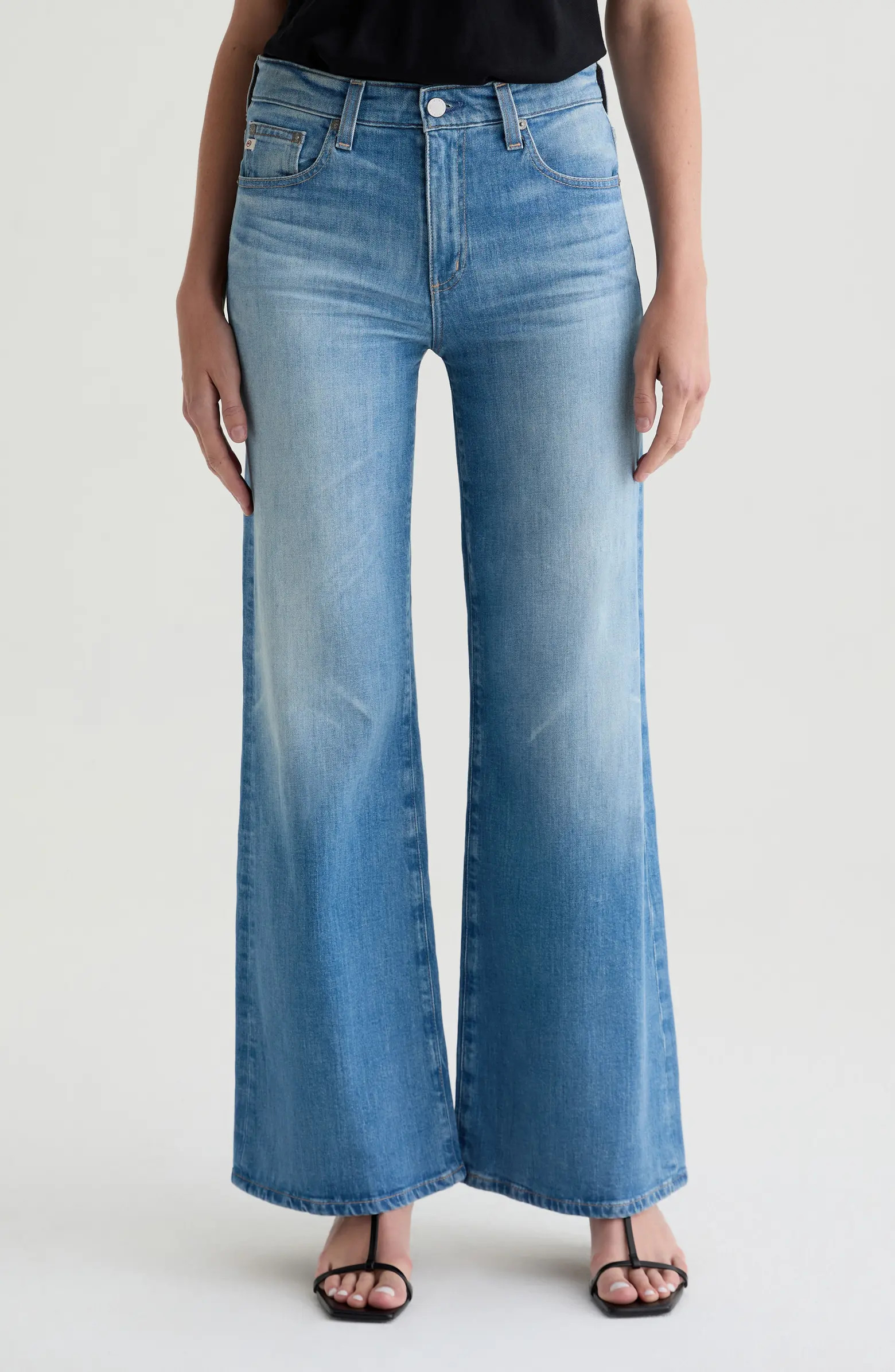 Saige Mid Rise Wide Leg Jeans | Nordstrom