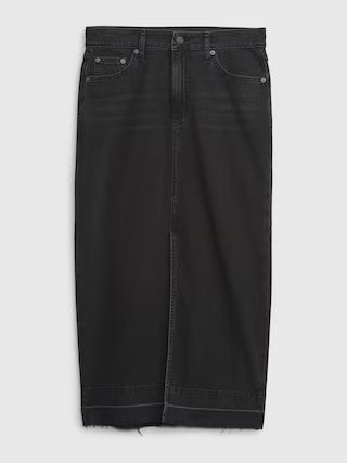 Denim Midi Skirt with Washwell | Gap (US)