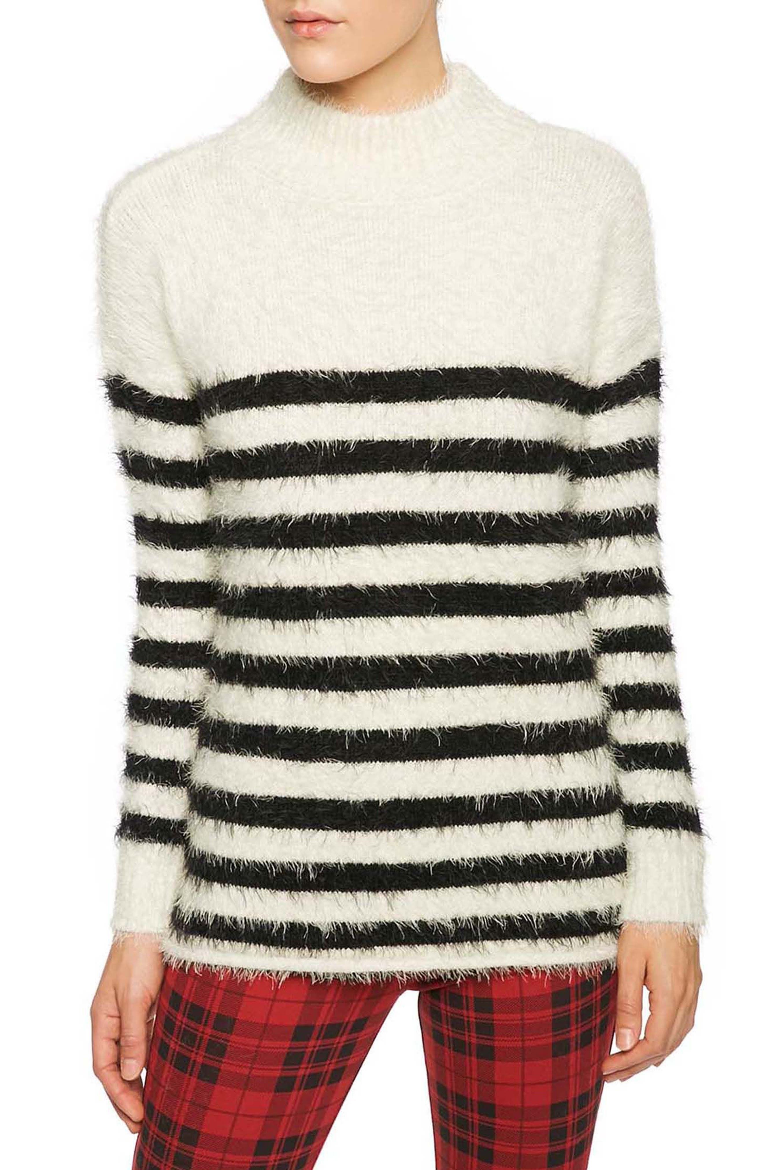 Oversized Mod Mock Neck Sweater | Nordstrom