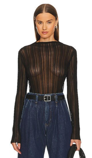 Amy Top in Black | Revolve Clothing (Global)