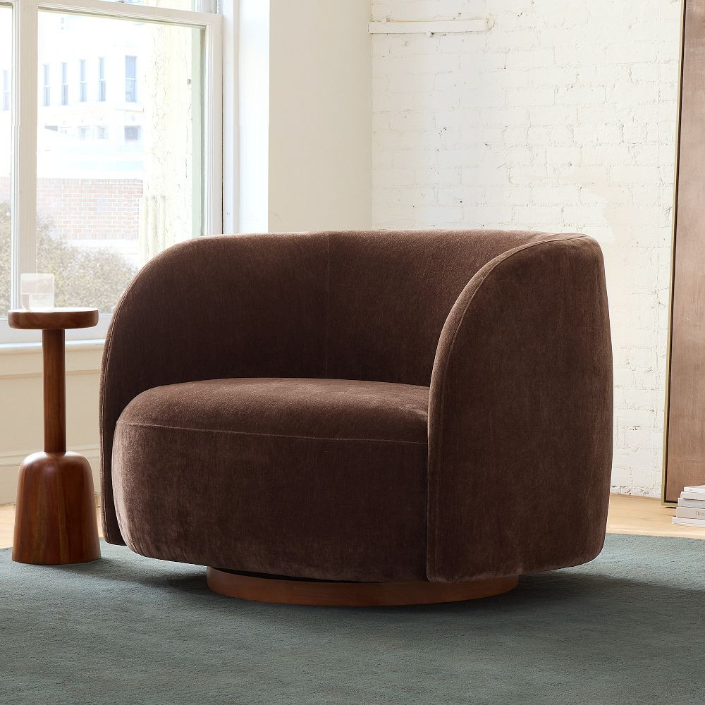 Laurent Grand Swivel Chair | West Elm (US)