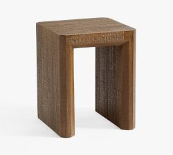 Reclaimed Waterfall Side Table (16") | Pottery Barn (US)