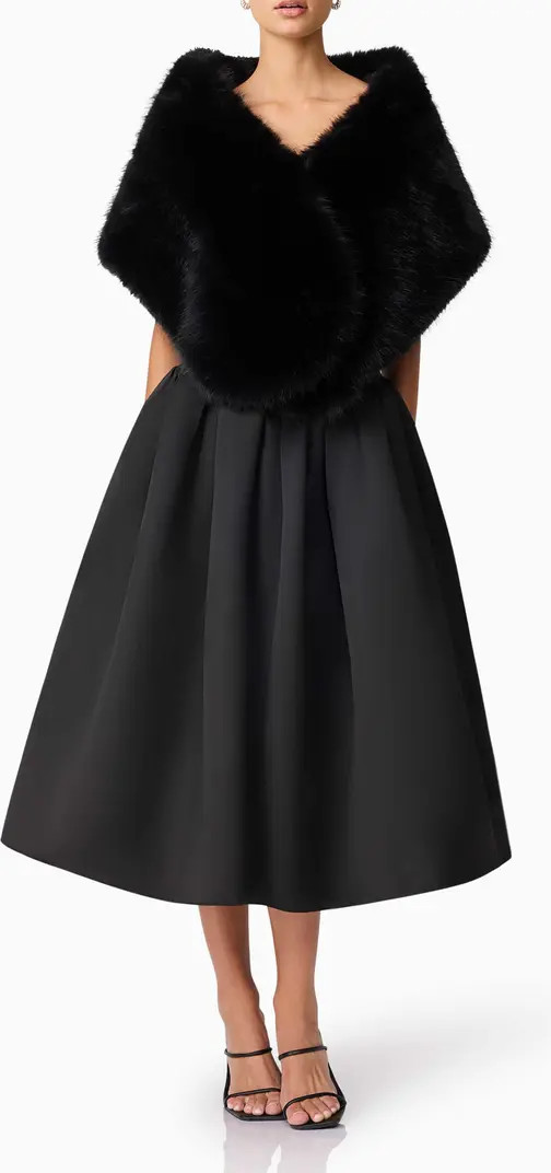 Elliatt Lucyna Faux Fur Capelet | Nordstrom | Nordstrom