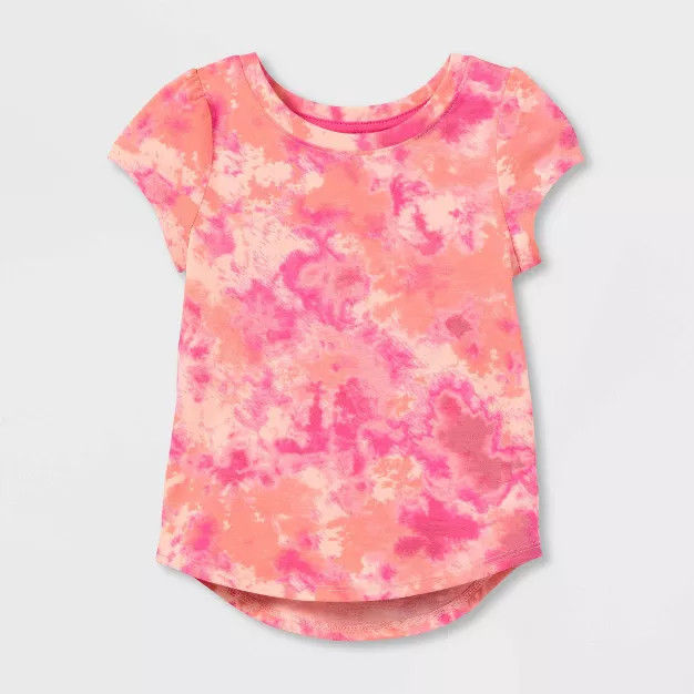 Toddler Girls' Tie-Dye Short Sleeve T-Shirt - Cat & Jack™ | Target