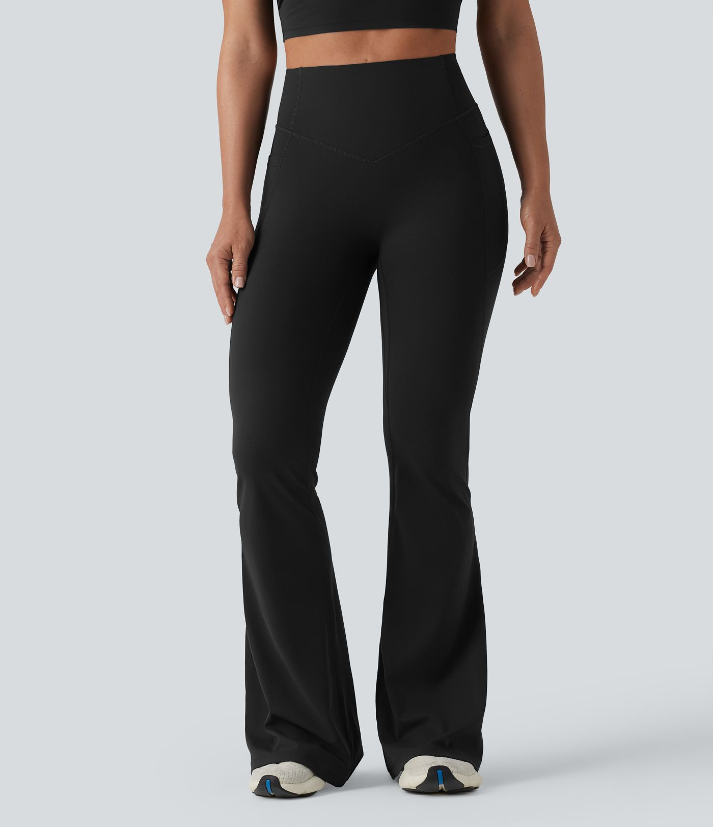 Women’s Halara UltraSculpt™ High Waisted Scrunch Butt Lifting Tummy Control Shaping Yoga Flar... | HALARA
