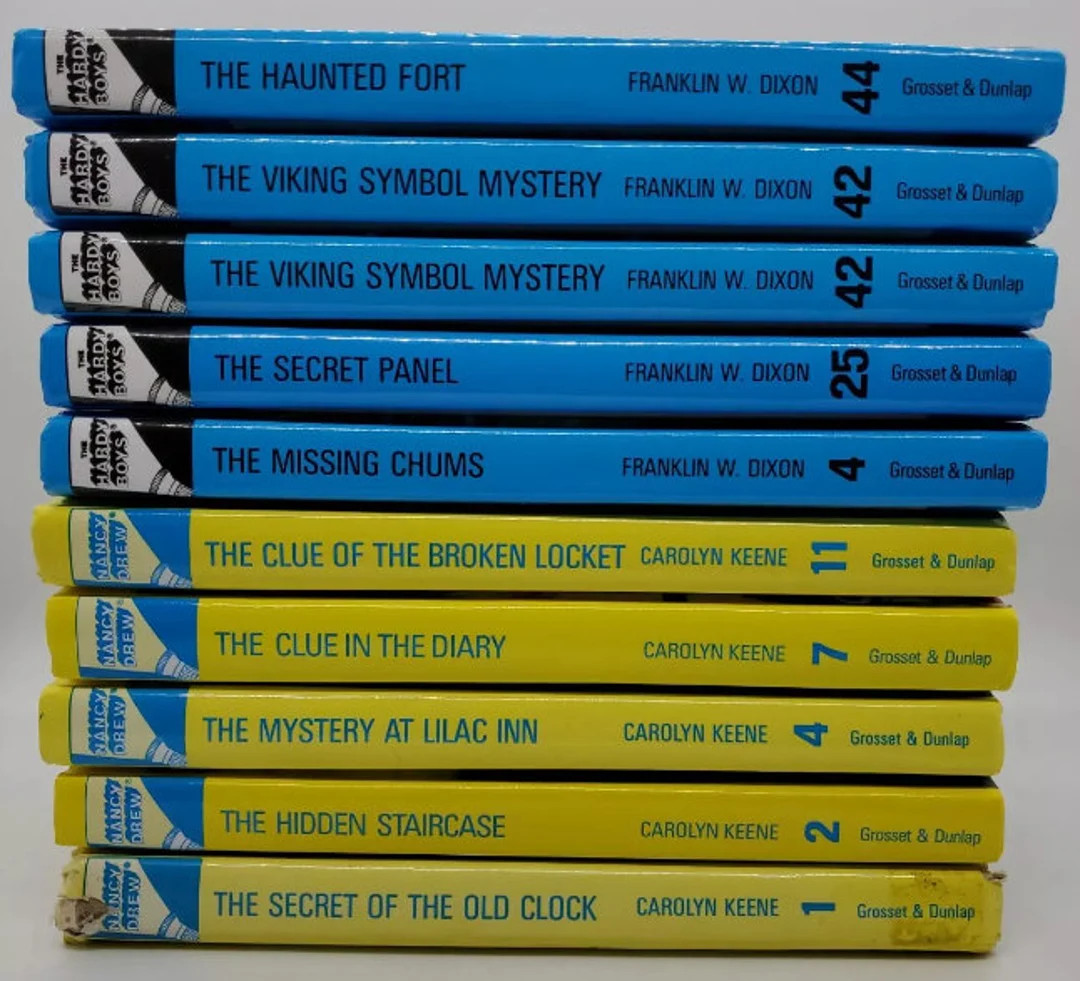 You-pick NANCY DREW & HARDY Boys Mysteries Hardcover Books Vintage Retro Children's Mystery Serie... | Etsy (US)