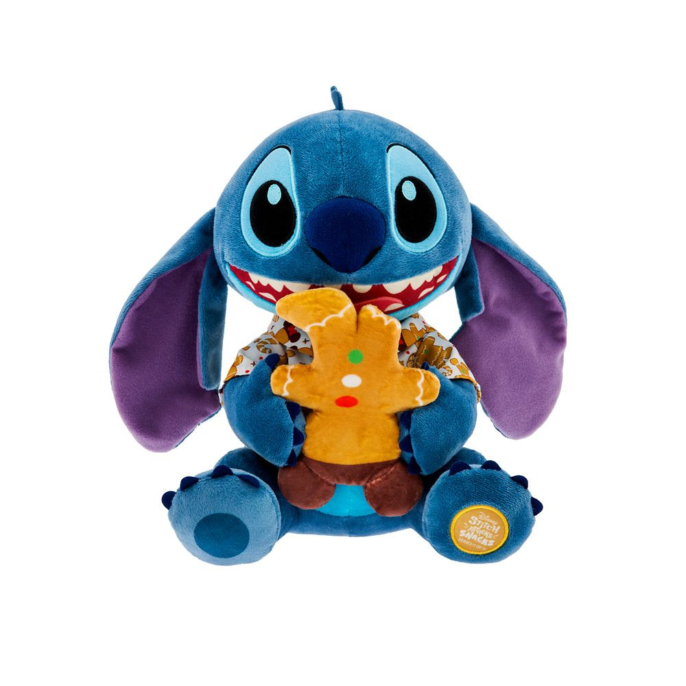 Stitch Attacks Snacks Plush – Gingerbread – Limited Release – November | Disney Store | Disney Store