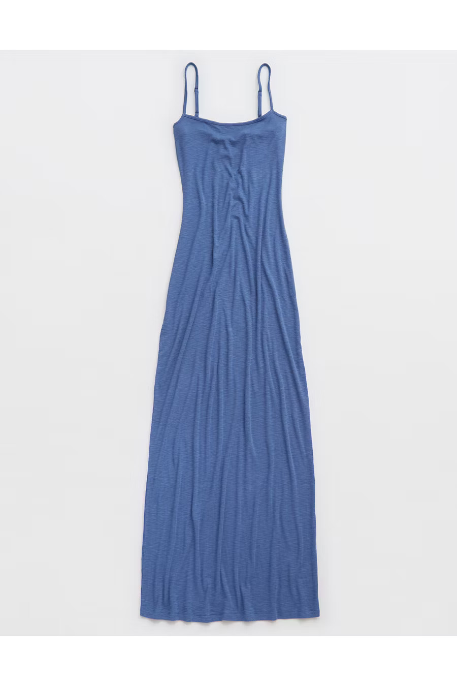 Aerie Real Soft Stretch Bodycon Maxi Dress Women's Marbled Blue M | Aerie