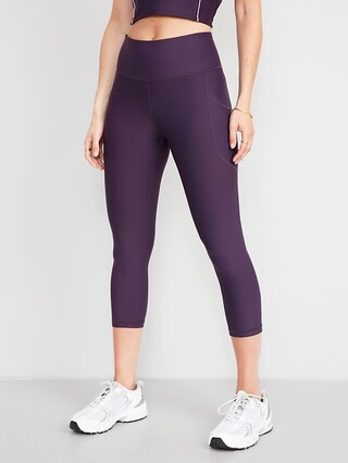 High-Waisted PowerSoft Crop Leggings for Women | Old Navy (US)