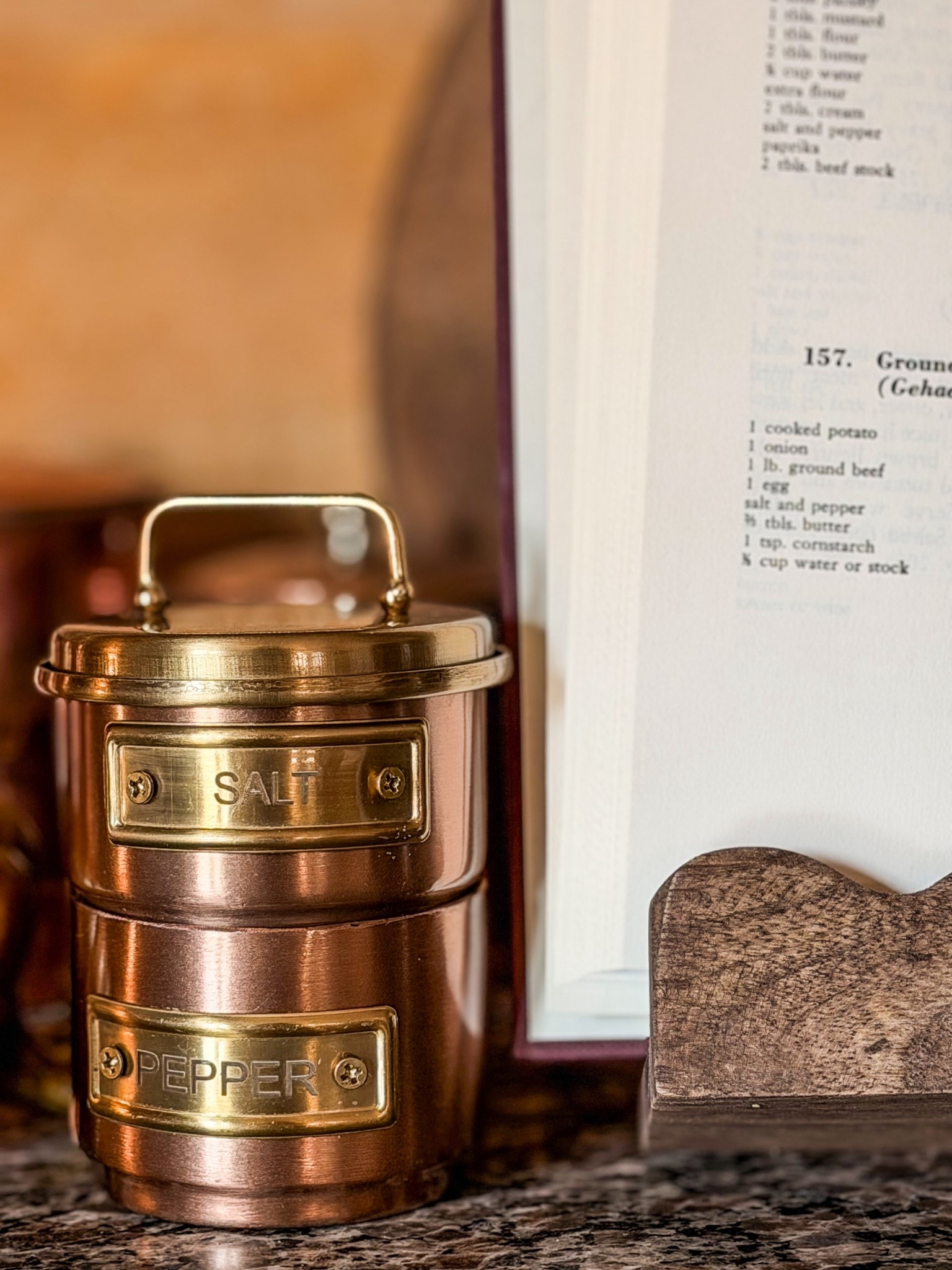 Cooper salt & pepper containers! 