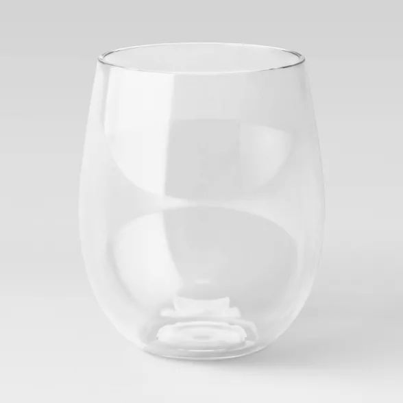 18oz Plastic Stemless Wine Glass - Threshold&#8482; | Target
