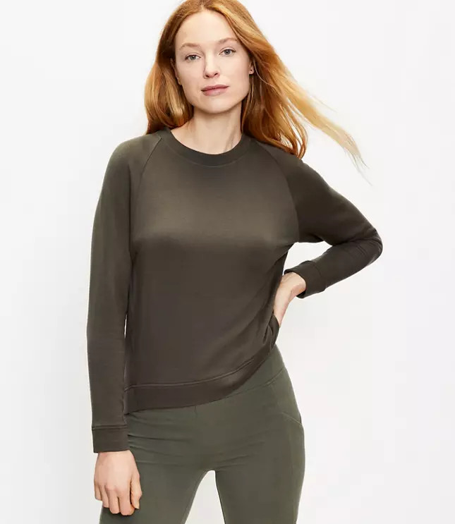 Lou & Grey Signaturesoft Plush Upstate Sweatshirt | LOFT | LOFT
