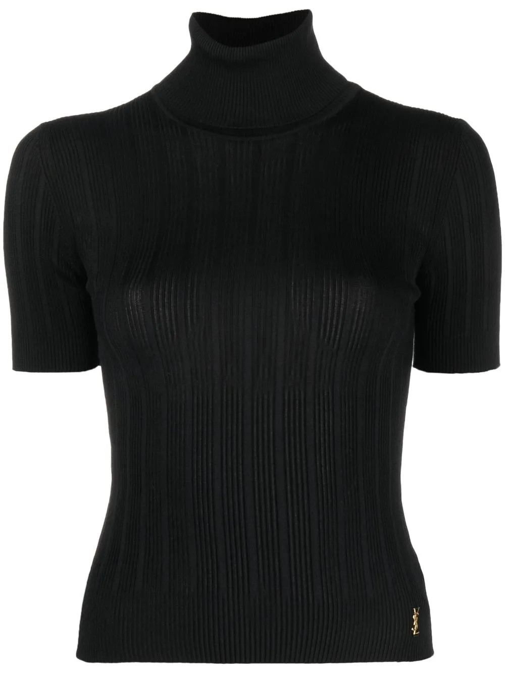 ribbed-knit roll-neck top | Farfetch Global