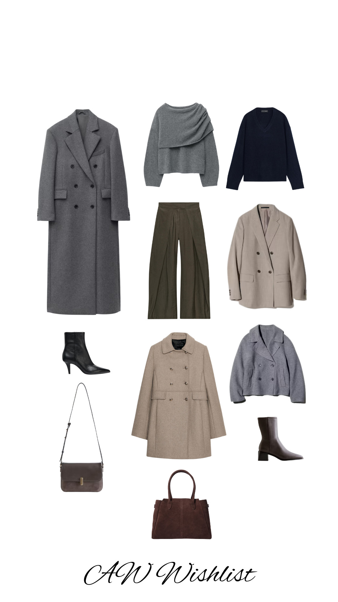 Zara, Uniqlo, &Other Stories, Classic, Wool, Coat, Jacket, Blazer, Knit, Cardigan, Grey, Bag, Suede, Boots 

 #LTKuk #LTKautumn #LTKstyletip