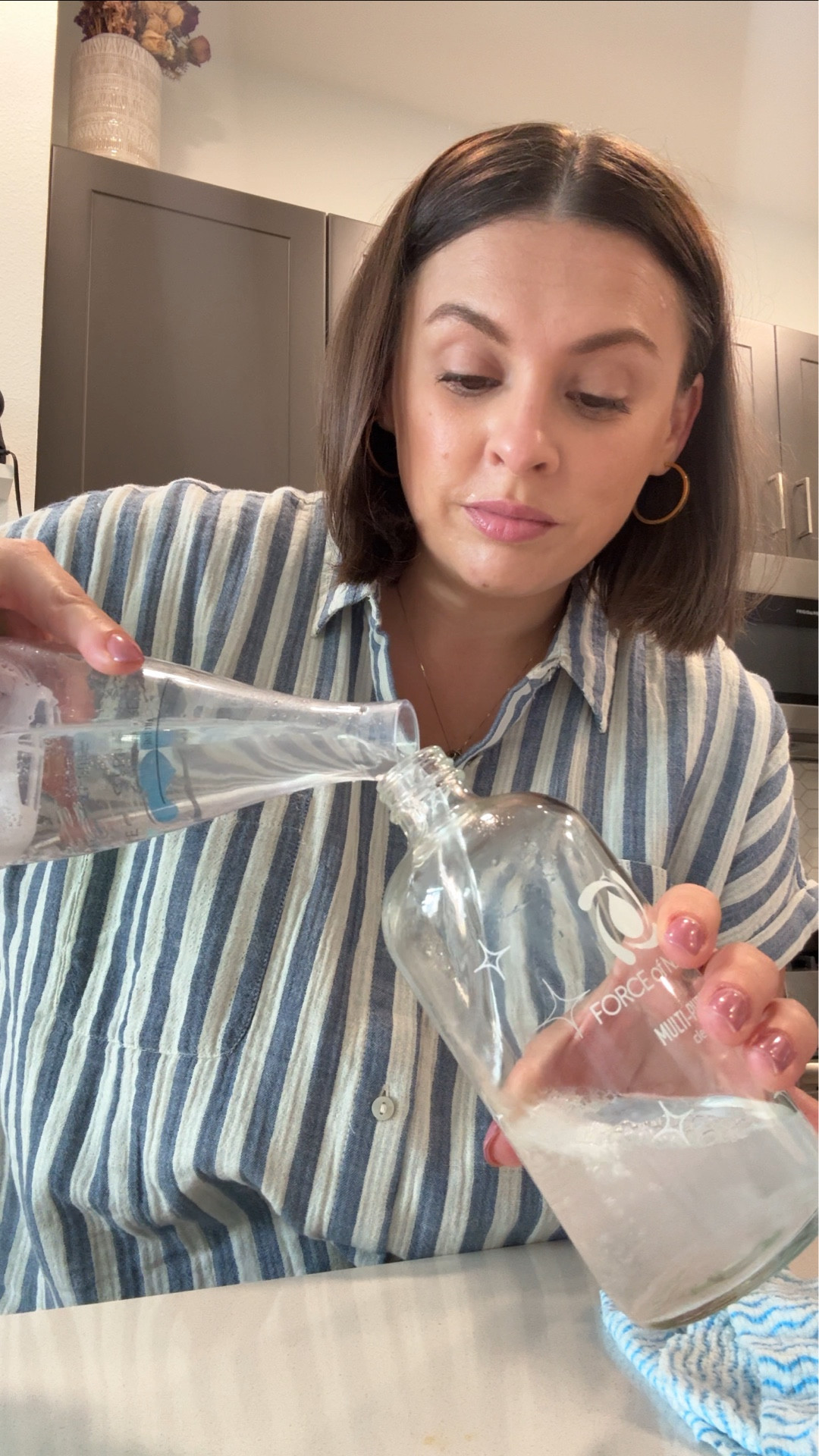 📝 Shorter grocery lists, yes please. Making my own cleaner in minutes with Force of Nature 🌿✨ It’s safe for Gia’s bowls, tough on messes & saves me money + time. No toxic chemicals, no single-use bottles, just one appliance that makes as many bottles as you need each year. Cleaning just got way easier 💧🧽 

#LTKSaleAlert #LTKFamily #LTKHome