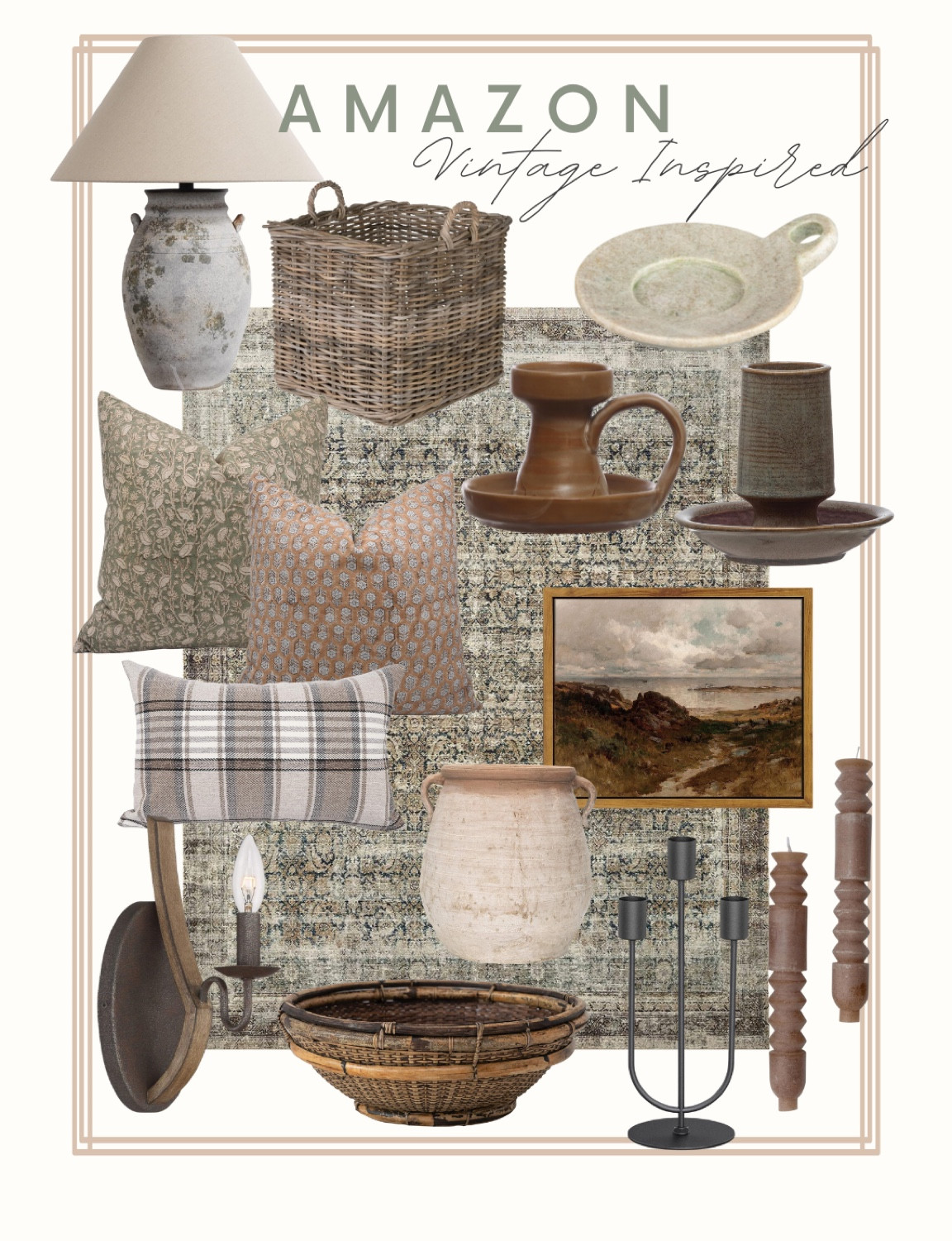 Vintage Inspired Decor from Amazon 

#LTKstyletip #LTKhome #LTKfindsunder100