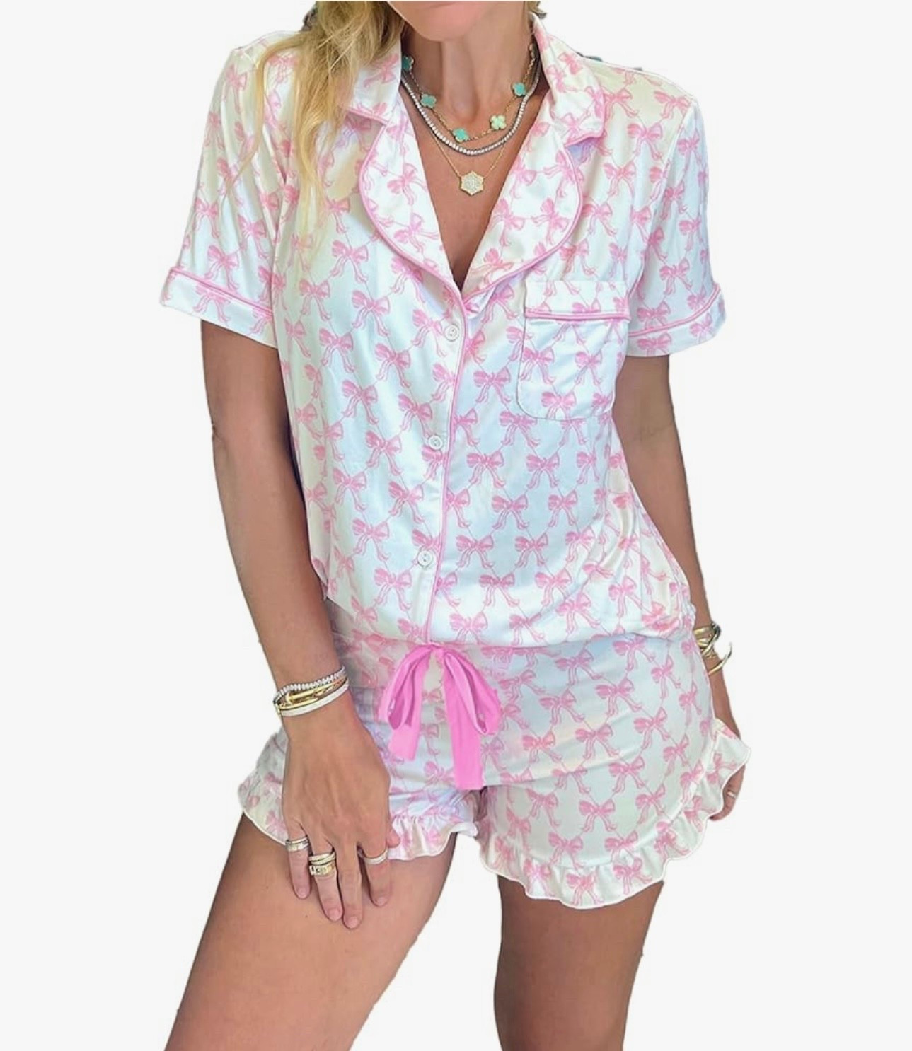 Women’s pajamas. Was $32 now $13 with code “UNH5KVT8” at checkout. 

#LTKSaleAlert #LTKootd