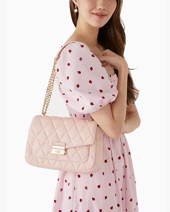 Carey Medium Flap Shoulder Bag | Kate Spade Outlet