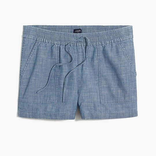 Chambray drawstring short | J.Crew Factory