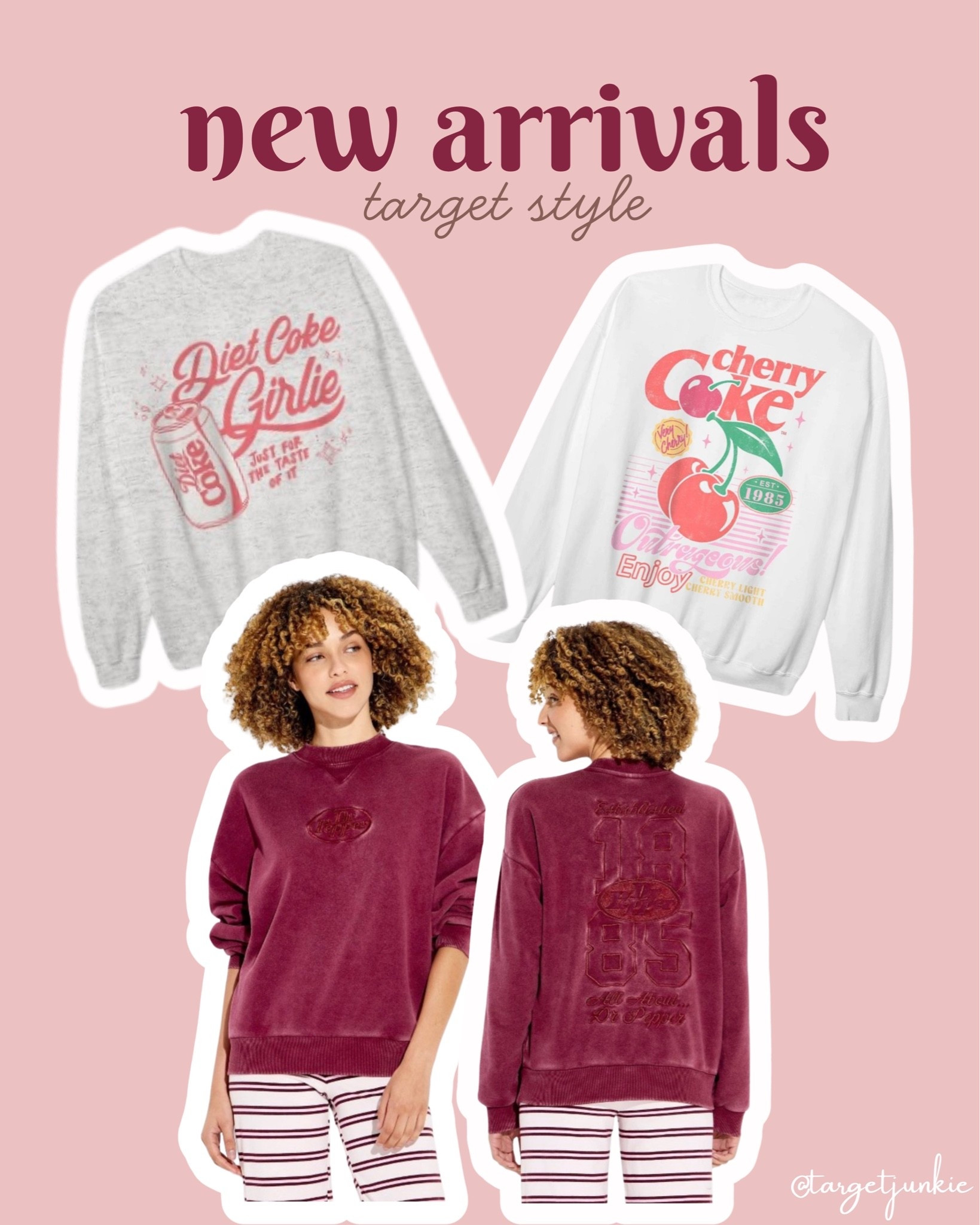 Now online! The cutest sweatshirts 

Target finds, Target style, Diet Coke, Target fashion

#LTKootd #LTKgrwm