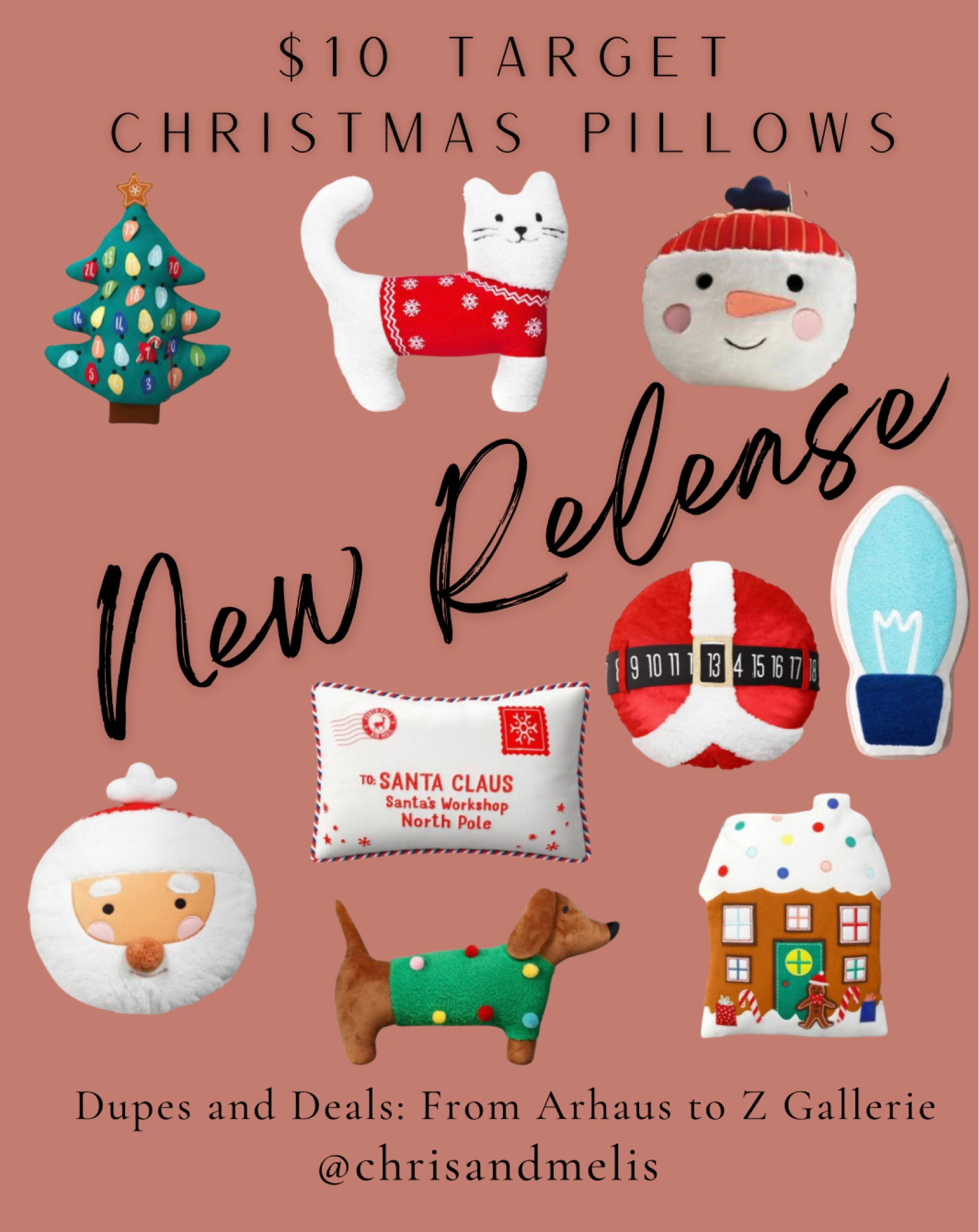 I am OBSESSED with these new Christmas pillows from Target that are only $10 each! These will definitely sell out quick. 🎄🎅🏼

#LTKSeasonal #LTKhome #LTKHoliday