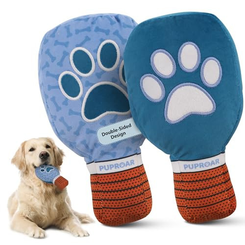 PUPROAR Pickleball Dog Toy – Funny and Cute Dog Toys for Fetch! Squeaky Plush Pickleball Paddle with Crinkle Paper – Trendy Easter Basket Gift, Pickle Ball Puppy Play & Coolest Dog Gifts | Amazon (US)