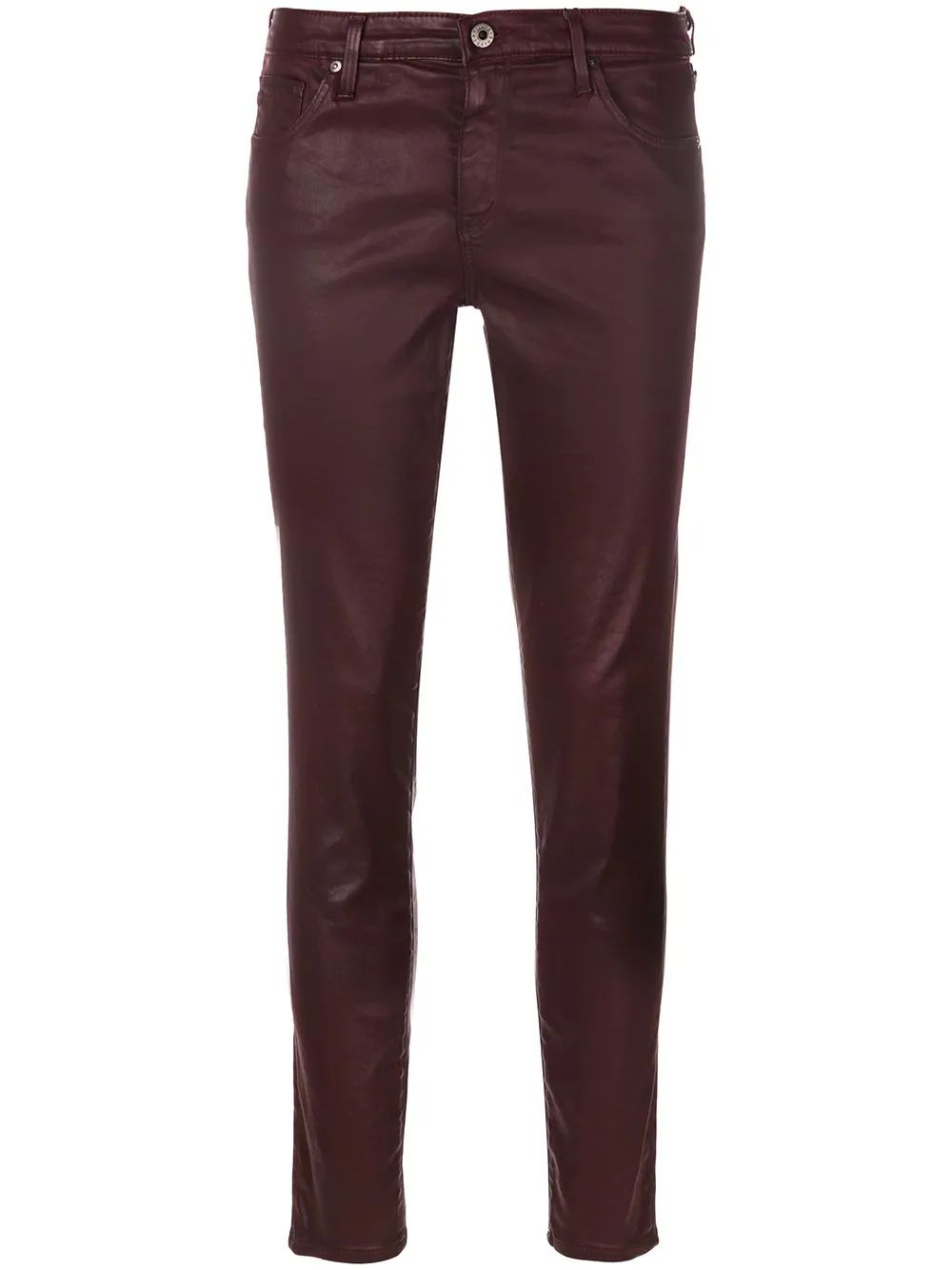 Ag Jeans coated skinny jeans - Red | FarFetch US